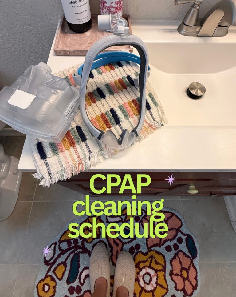 A Simple CPAP Cleaning Schedule